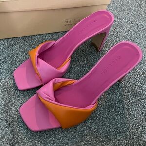 Billini Vibrant Pink and Orange Heels